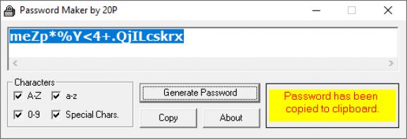 Password Maker screenshot