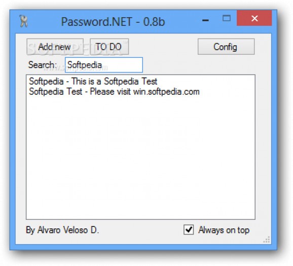 Password.NET screenshot