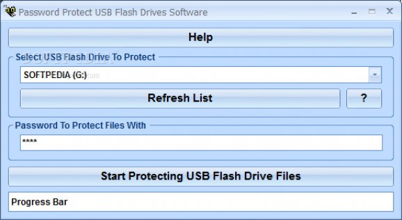 Password Protect USB Flash Drives Software screenshot