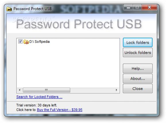 Password Protect USB screenshot