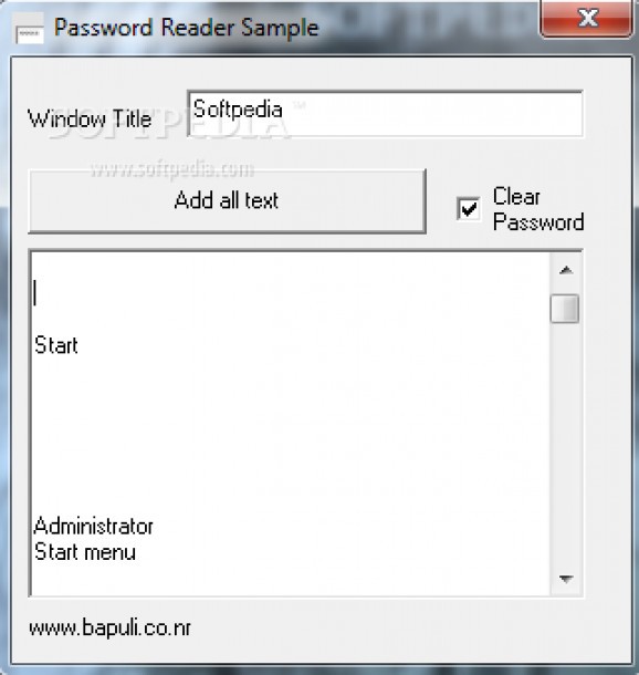Password Reader screenshot