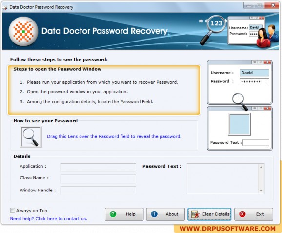Password Recovery Software screenshot