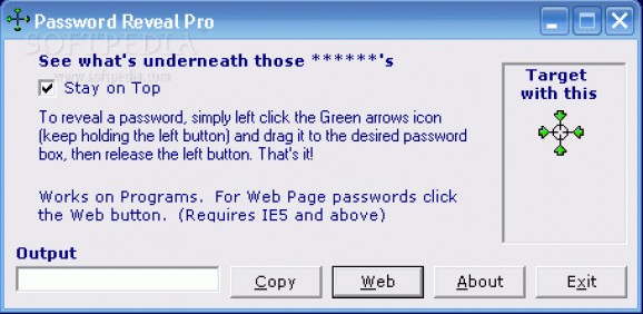 Password Reveal Pro screenshot