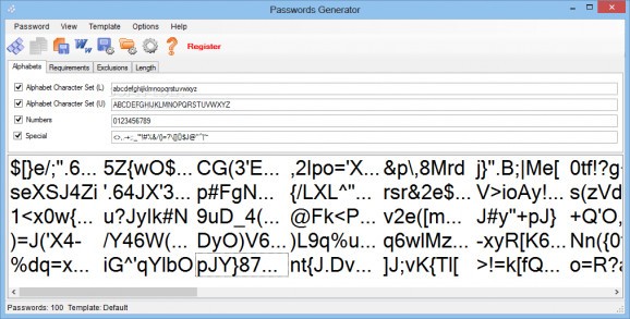Passwords Generator screenshot