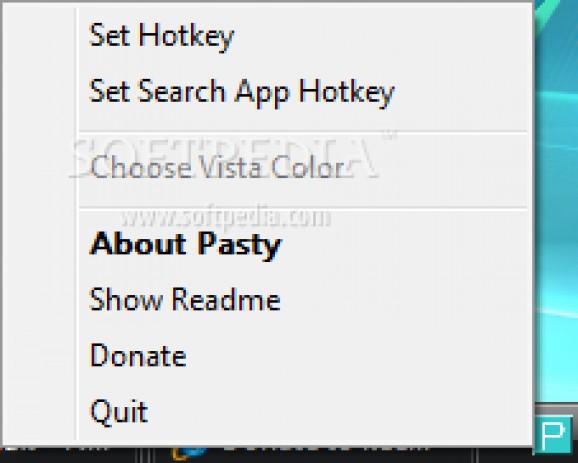 Pasty screenshot