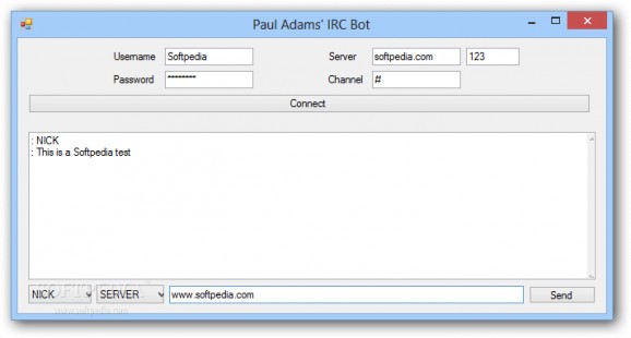 Paul Adams' IRC Bot screenshot
