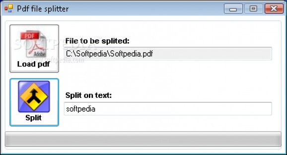 Pdf File Splitter screenshot