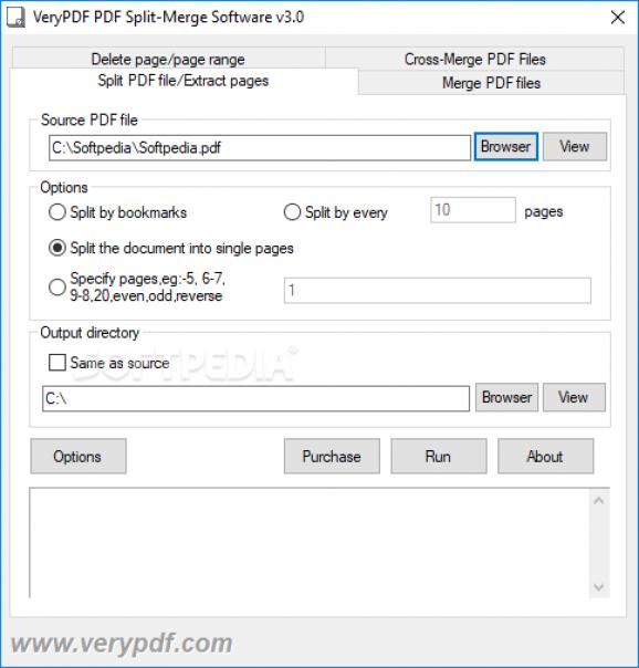 PDF Split-Merge screenshot