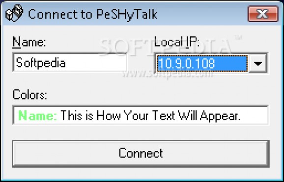 PeSHy Talk screenshot