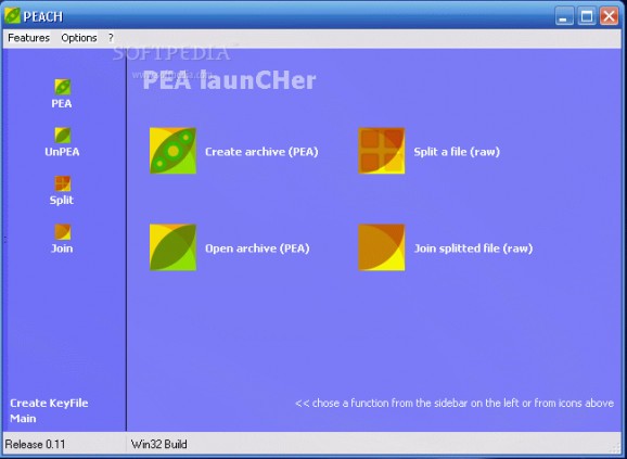 Pea-Peach Archiver screenshot