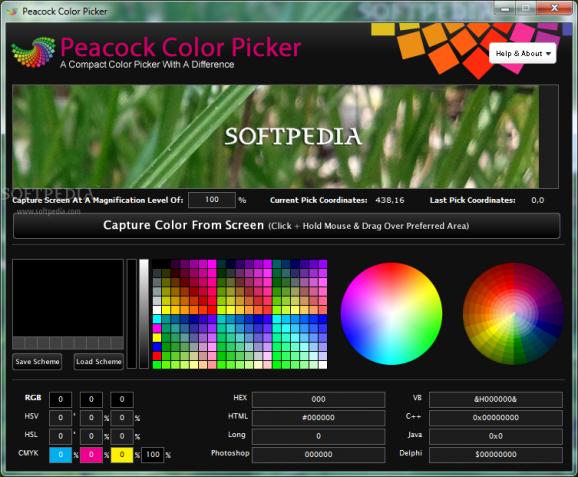 Peacock Color Picker screenshot