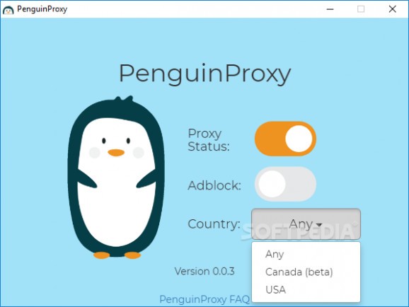 PenguinProxy screenshot
