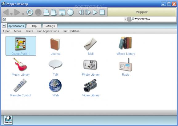 Pepper Desktop screenshot