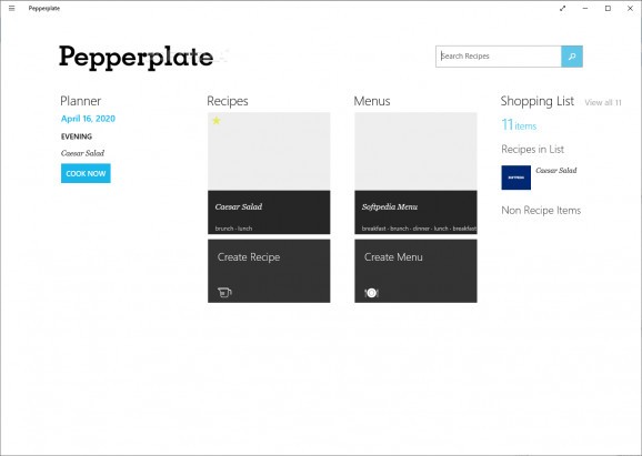 Pepperplate screenshot