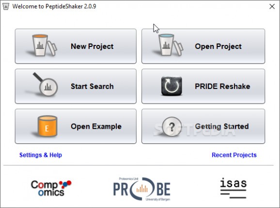 PeptideShaker screenshot