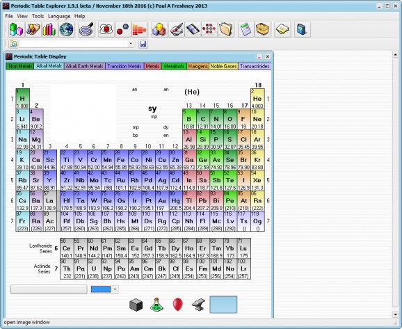 Periodic Table Explorer Portable screenshot