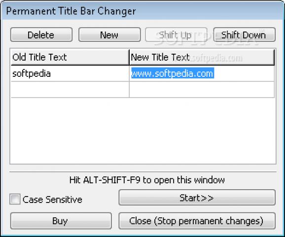 Permanent Title Bar Changer screenshot
