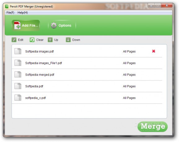 Peroit PDF Merger screenshot
