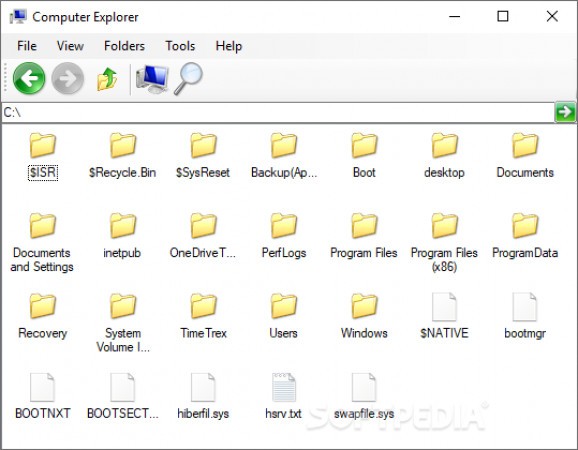 Perse Computer Explorer screenshot