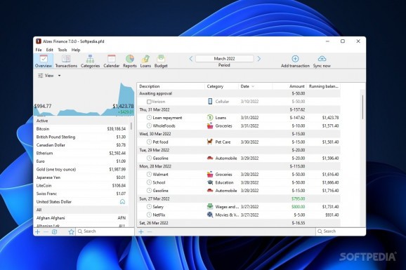 Alzex Finance screenshot