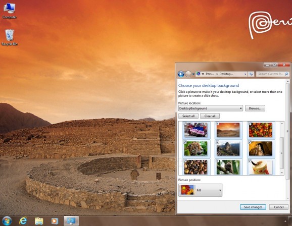 Peru Theme screenshot