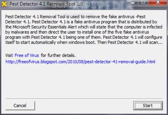 Pest Detector 4.1 Removal Tool screenshot