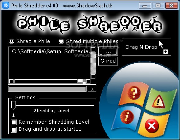 Phile Shredder screenshot