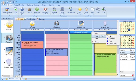 PhotoLab Calendar for Workgroup screenshot