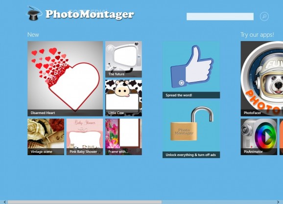 PhotoMontager for Windows 10/8.1 screenshot