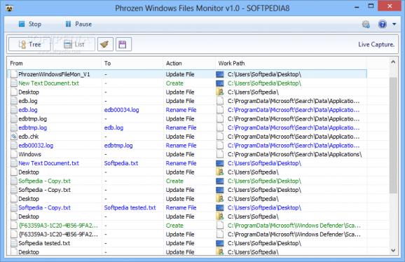 Phrozen Windows File Monitor screenshot
