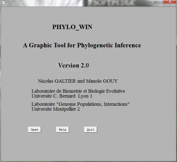 Phylo_win screenshot