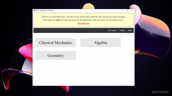 Physics-Mathematics Cloud screenshot