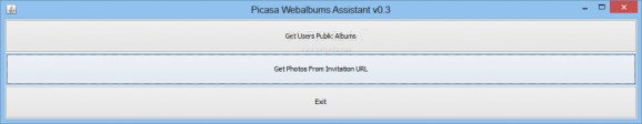 Picasa Webalbums Assistant screenshot