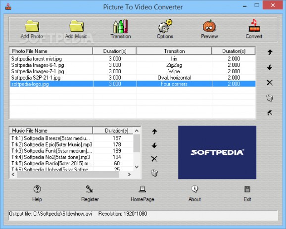 Picture To Video Converter screenshot