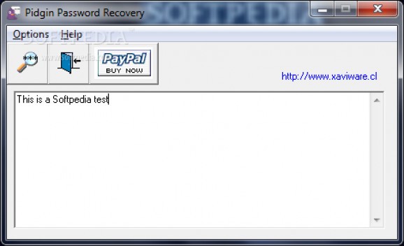 Pidgin Password Recovery screenshot