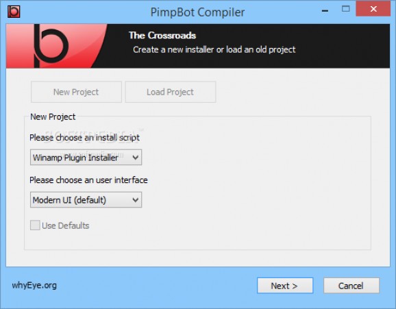 PimpBot Compiler screenshot