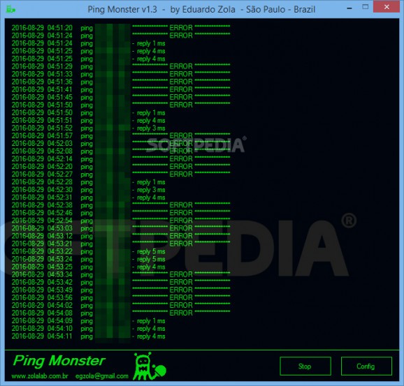 Ping Monster screenshot