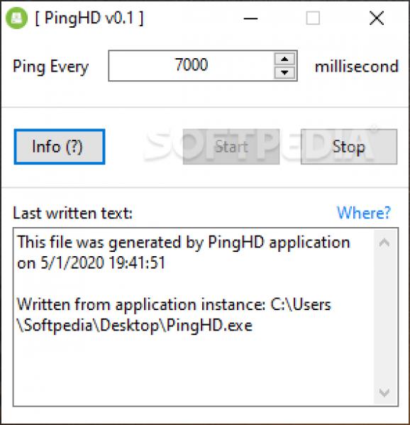 PingHD screenshot