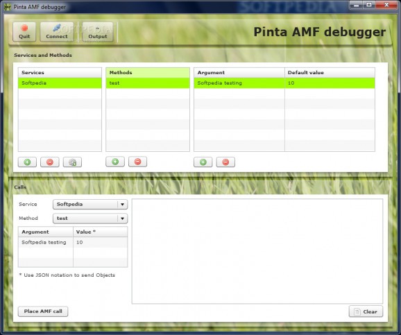 Pinta AMF debugger screenshot