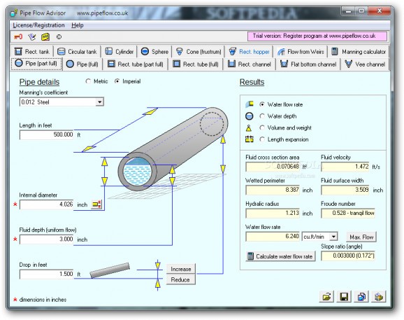 Pipe Flow Advisor screenshot