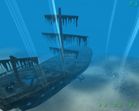 Pirate Ship 3D Screensaver screenshot