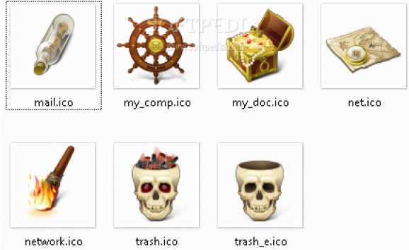 Pirates Theme Icon Collection screenshot