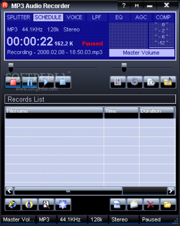 Pistonsoft MP3 Audio Recorder screenshot
