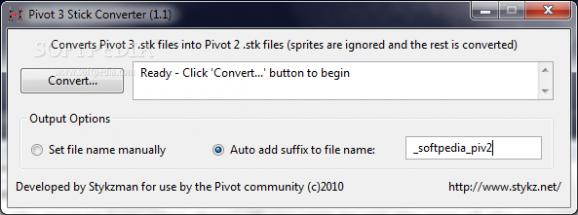 Pivot 3 Stick Converter screenshot