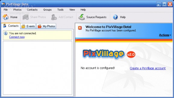 PixVillage Online Photo Sharing Software screenshot