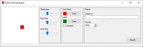 Pixel Fruit Generator screenshot