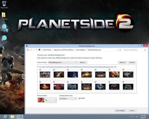 PlanetSide 2 Theme screenshot