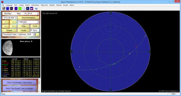 Asynx Planetarium screenshot