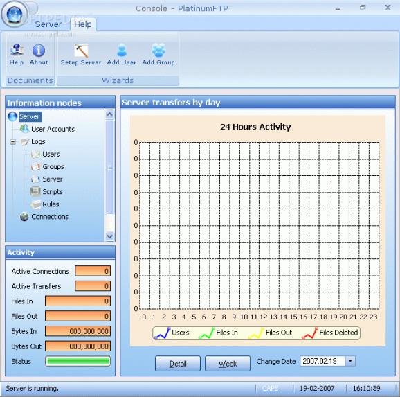 PlatinumFTP 2007 screenshot