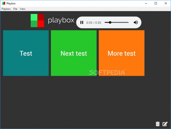 Playbox screenshot